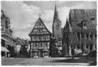 Markt mit Rathaus und St. Benedikt-Kirche - 1957