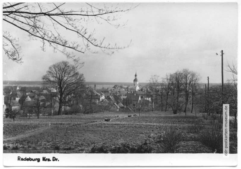 Blick nach Radeburg - 1966