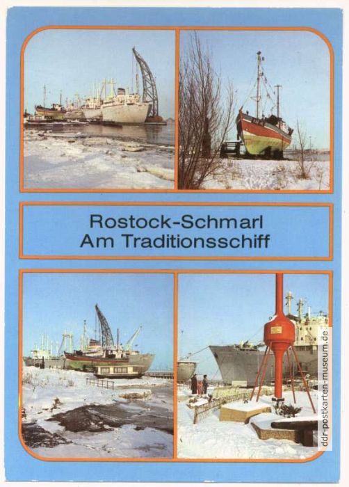 Rostock-Schmarl, Am Traditionsschiff - 1987