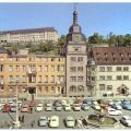 Markt mit Rathaus und Blick zur Heidecksburg - 1974