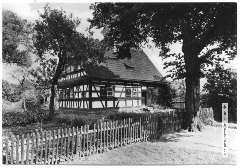 Volkskundemuseum "Thüringer Bauernhäuser", Birkenheider Haus - 1971