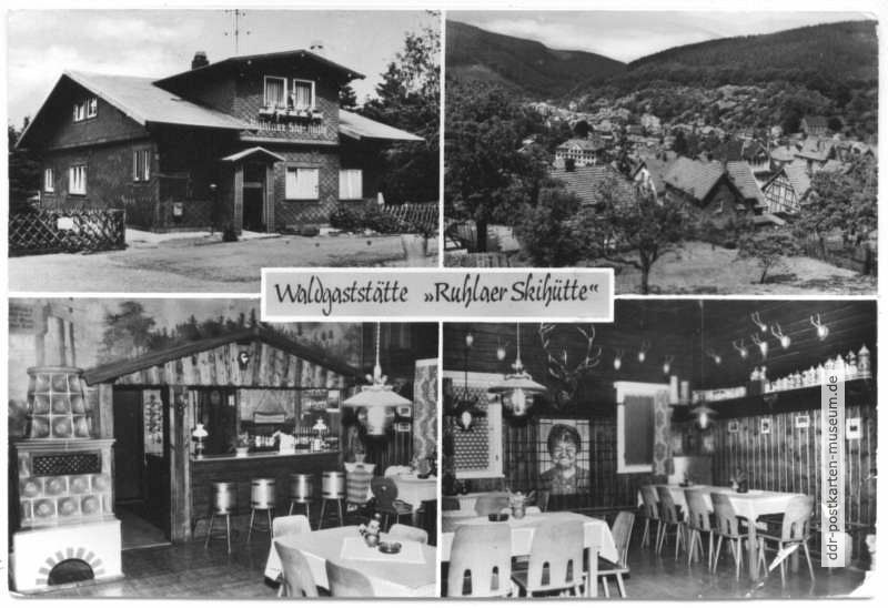Waldgaststätte "Ruhlaer Skihütte" - 1989