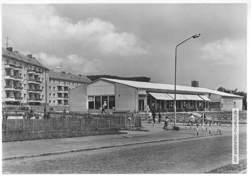 HO-Selbstbedienungs-Kaufhalle am Wilhelm-Pieck-Ring - 1965