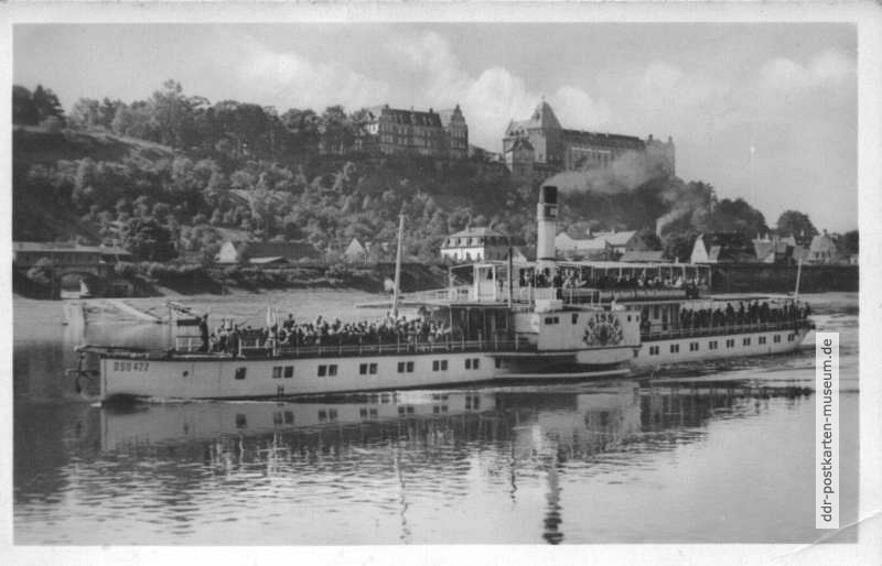 Elbdampfer "Meissen" in Pirna - 1955