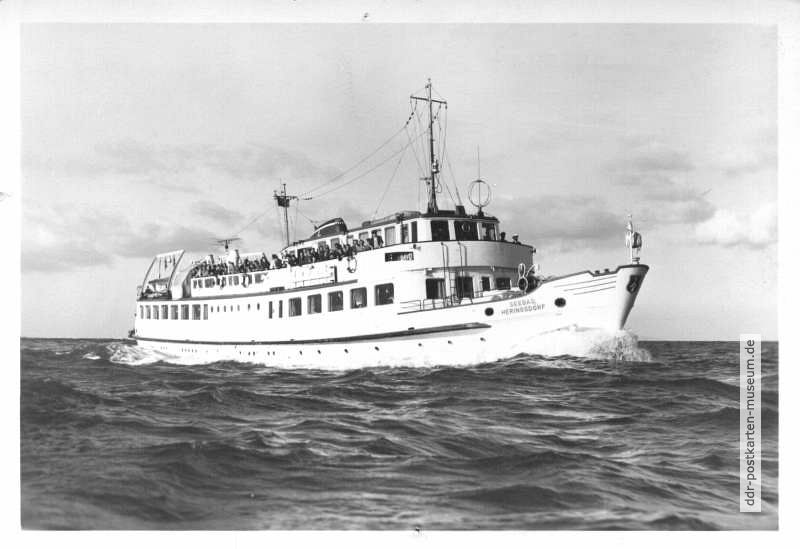M.S. "Seebad Heringsdorf" der Weißen Flotte Stralsund - 1970