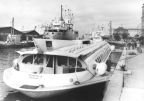Tragflächenboot "Störtebeker III" im Hafen von Wismar - 1979