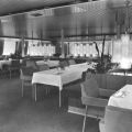 Restaurant im Eisenbahnfährschiff "Rügen" - 1973