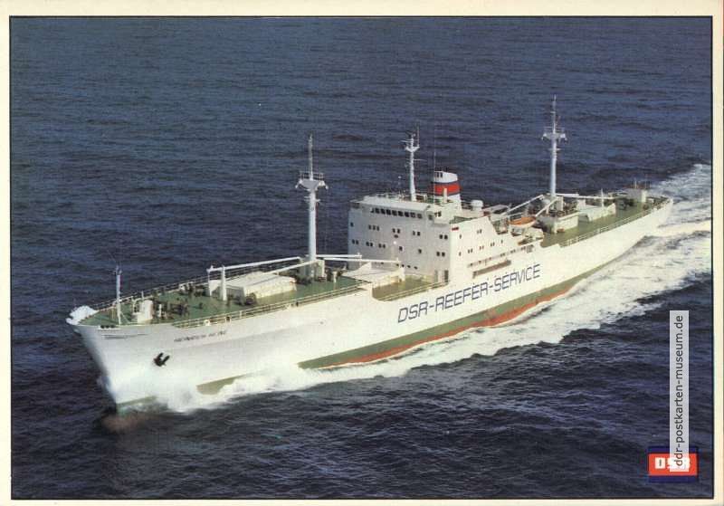 Motorschiff "Heinrich Heine" (Kühlschiff) - 1985