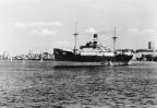 Frachter "Tiuri" im Überseehafen Rostock - 1956 / 1961