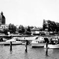Motorboote im Jachthafen von Ribnitz-Damgarten - 1980