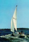 Guter Wind auf dem Strelasund bei der Insel Rügen - 1986