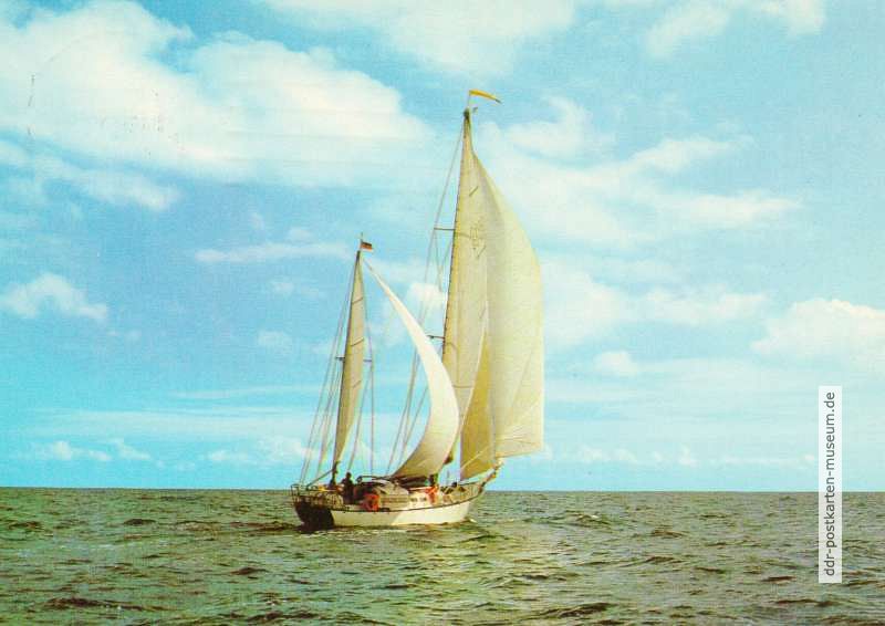 Segeln auf der Ostsee - 1981