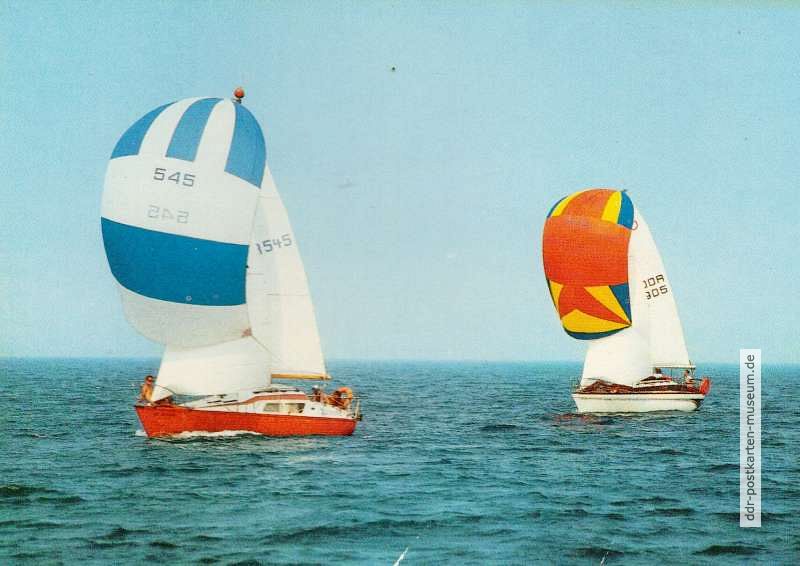 Segelregatta auf der Ostsee - 1989
