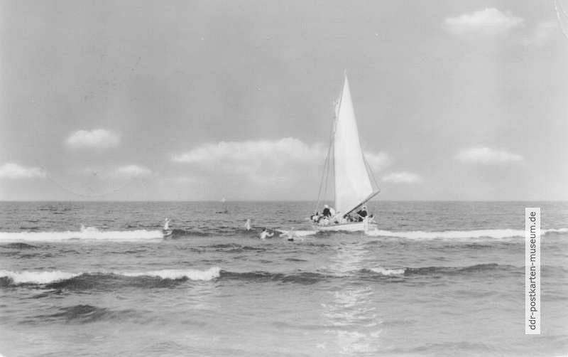 Segeln bei der Insel Rügen - 1958