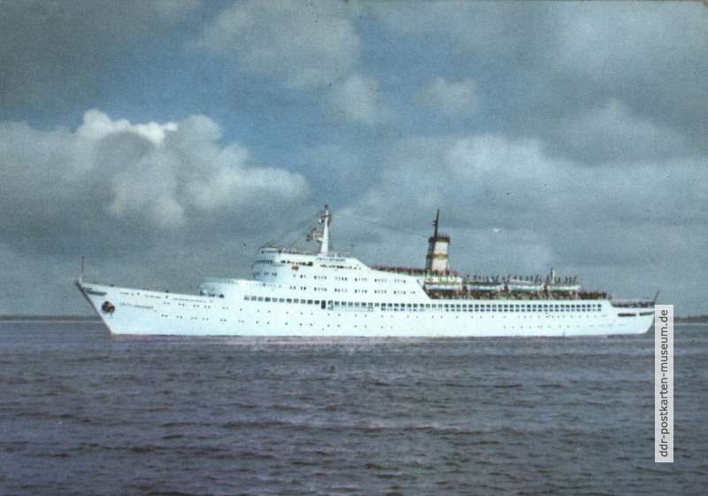 Urlauberschiff TMS "Fritz Heckert" - 1967