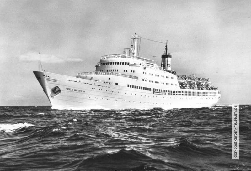 FDGB-Urlauberschiff TMS / GTMS "Fritz Heckert" - 1962 / 1963 