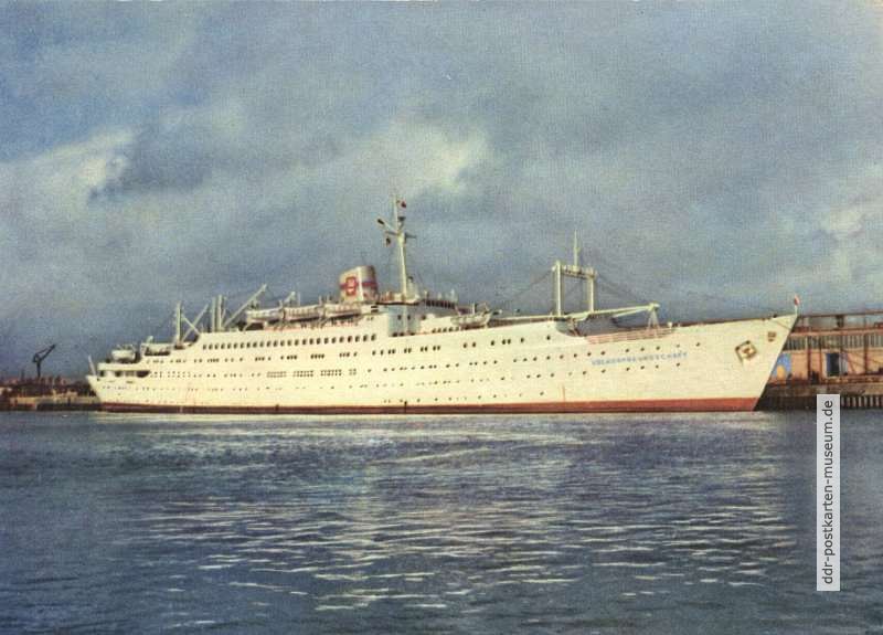 FDGB-Urlauberschiff MS "Völkerfreundschaft" - 1961