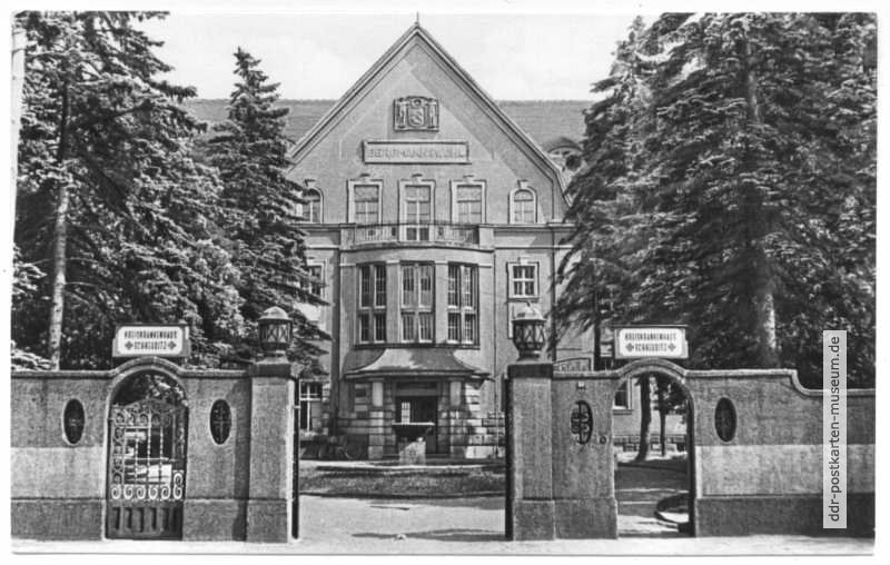 Eingang zum Kreiskrankenhaus - 1964