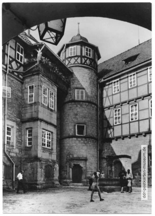 Schloßhof von Schloß Bertholdsburg - 1973