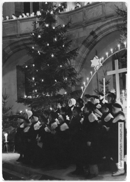 Adventssingen der Kurrende in der St.-Wolfgang-Kirche - 1987