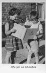 Postkarte zum Schulanfang von 1960 - VEB Bild und Heimat