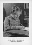 Glückwunschkarte zum Schulanfang von 1962 - VEB Bild und Heimat
