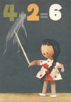Postkarte zum Schulanfang von 1963 - VEB Bild und Heimat