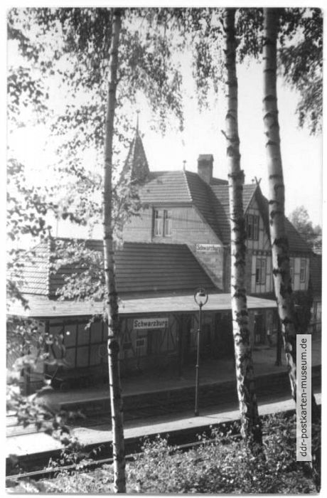 Bahnhof Schwarzburg - 1960