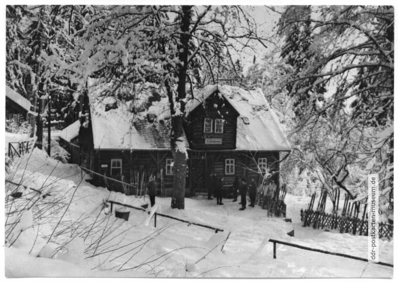 Köhlerhütte Fürstenbrunn bei Schwarzenberg - 1969