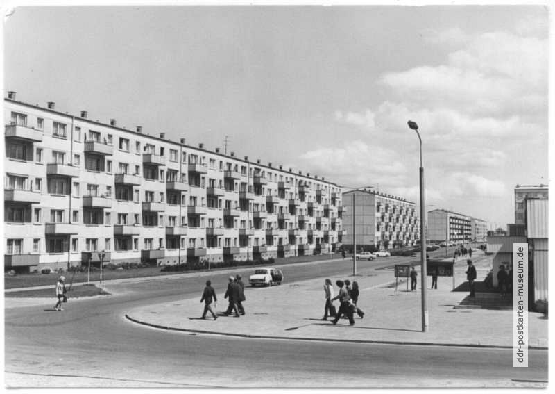 Neubauten in Schwerin-Lankow - 1976