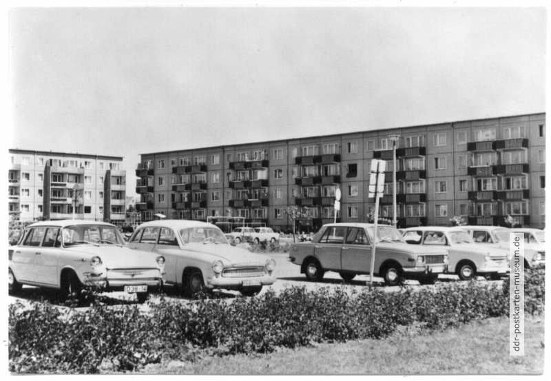 Neubauten in Schwerin-Lankow - 1970