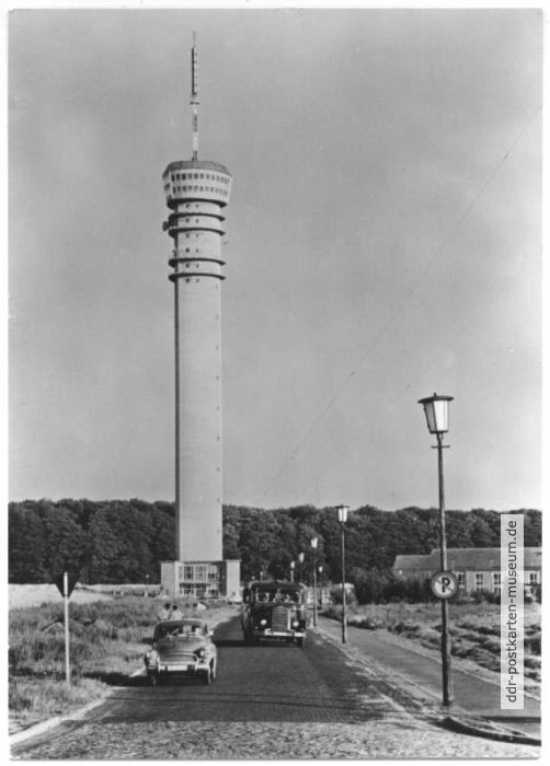 Fernsehturm Schwerin-Zippendorf, Turmhöhe 140 m - 1967