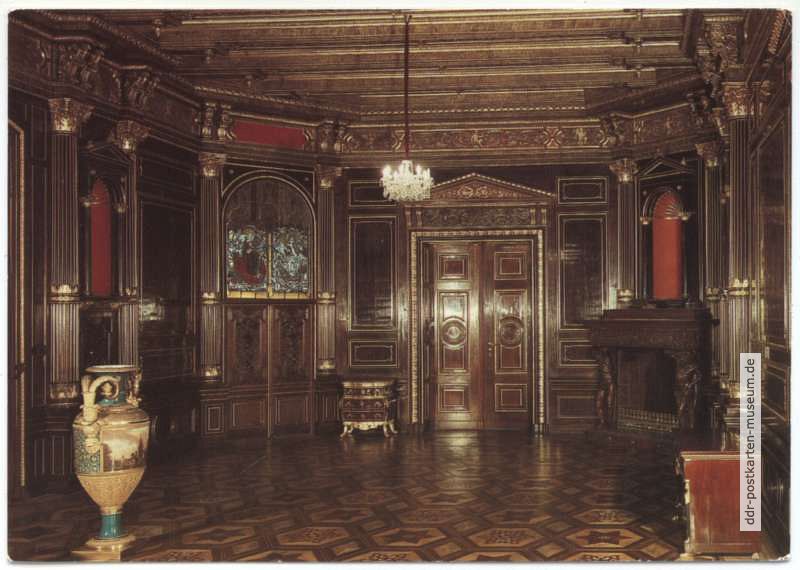 Schloß Schwerin, Speisezimmer im Schloßmuseum - 1985