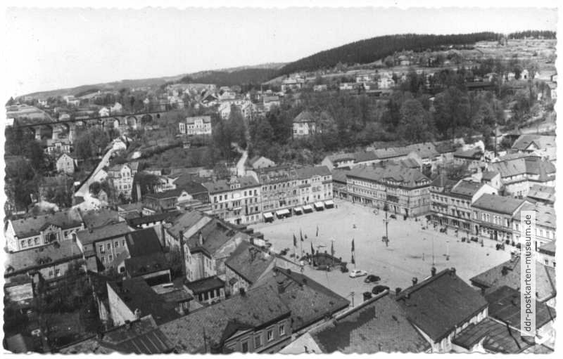 Blick auf den Markplatz - 1960
