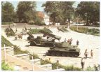 Gedenkstätte auf den seelower Höhen, Flakabwehrgeschütze und Panzer "T 34" - 1981