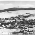 Blick über das winterliche Seiffen zum Schwartenberg - 1966