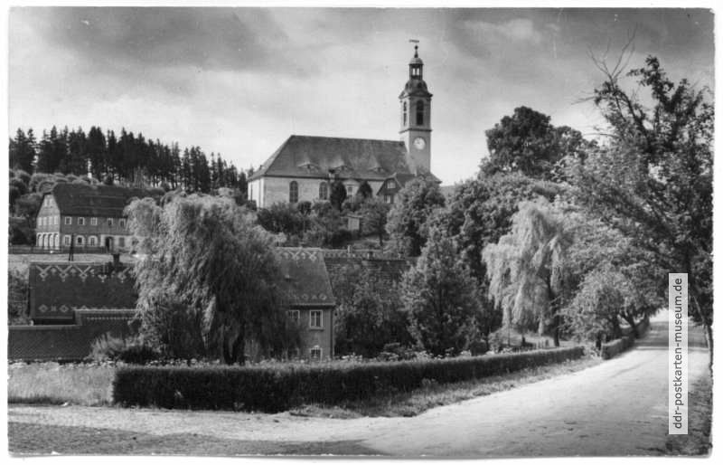Blick zur Evangelischen Kirche - 1966