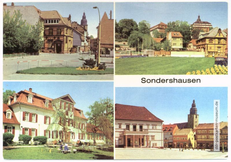 Wilhelm-Pieck-Straße, Schloß, HOG "Zum Possen", Rathaus - 1980
