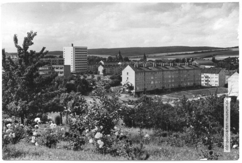 Blick zum Wohngebiet Borntal - 1982