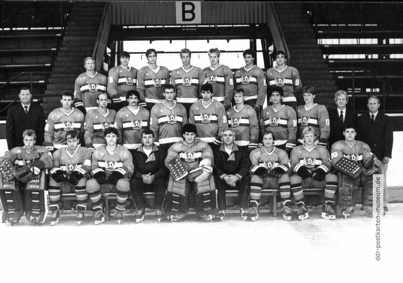 Eishockeyteam des SC Dynamo Berlin, 1966-1988 fünfzehnmaliger DDR-Meister - 1980