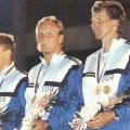 DDR-Segelteam (Flach, Schümann, Jäkel), 1988 Soling-Olympiasieger - 1988