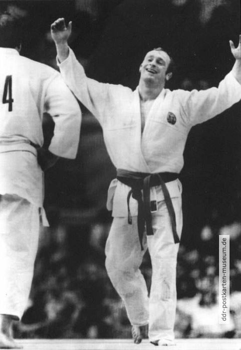 Dietmar Lorenz (SC Dynamo Hoppegarten), Vierfacher Europameister und 1980 Olympiasieger im Judo - 1980