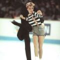 Peggy Schwarz, Eiskunstläuferin vom SC Dynamo Berlin und 1988 EM-Dritte im Paarlaufen - 1988