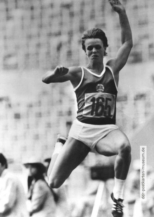 Angelika Voigt, 1980 Olympiasiegerin im Weitsprung (SC Magdeburg) - 1980