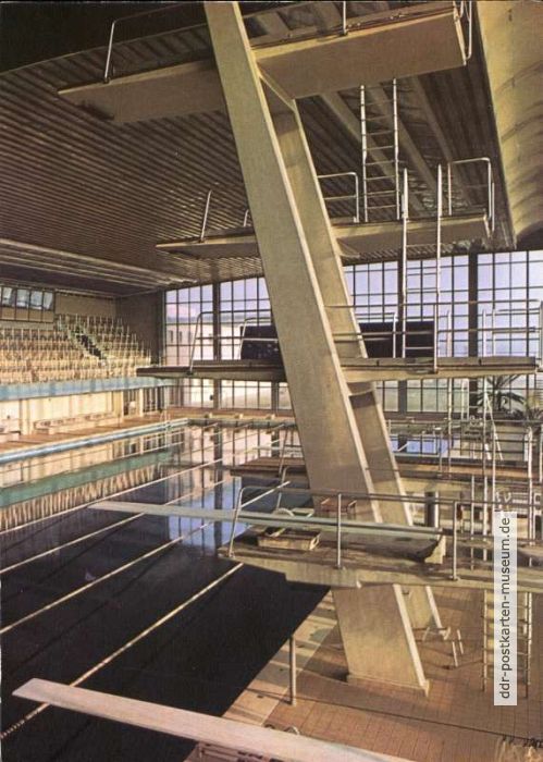 Hallenschwimmbad im Dynamo-Sportforum in Berlin - 1972