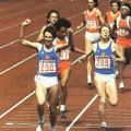 Olympische Spiele 1988 in Seoul, 800-m-Lauf 1.Platz Sigrun Wodars - 1989