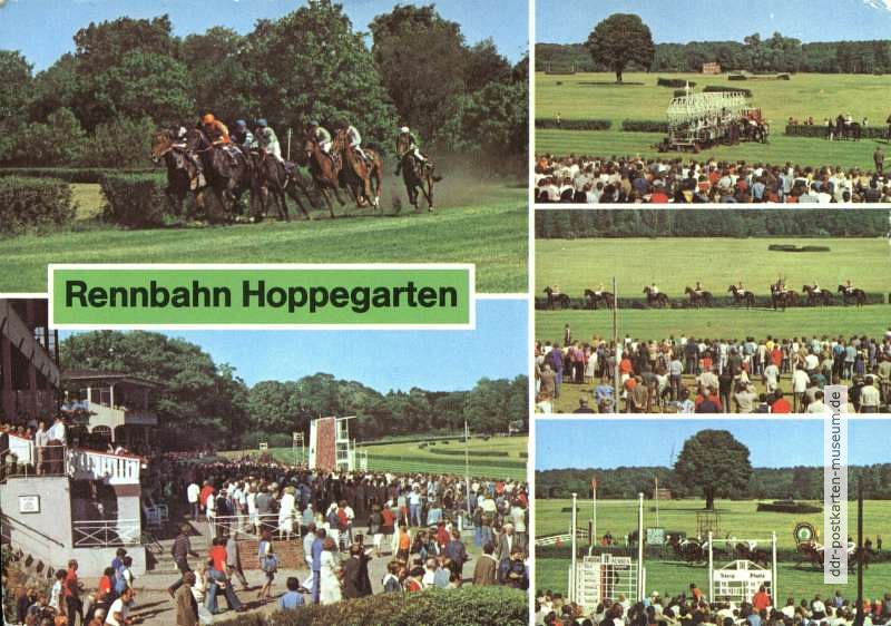 Rennbahn Hoppegarten des VEB Vollblutrennbahnen Dahlwitz-Hoppegarten - 1979