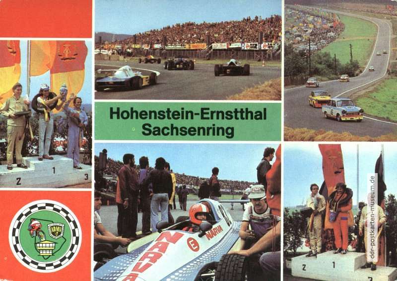 Sachsenring Hohenstein-Ernsthal - Siegerehrung, Rennwagen und Tourenwagen - 1983