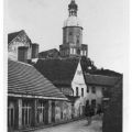 Burgstraße mit Rathaus - 1955