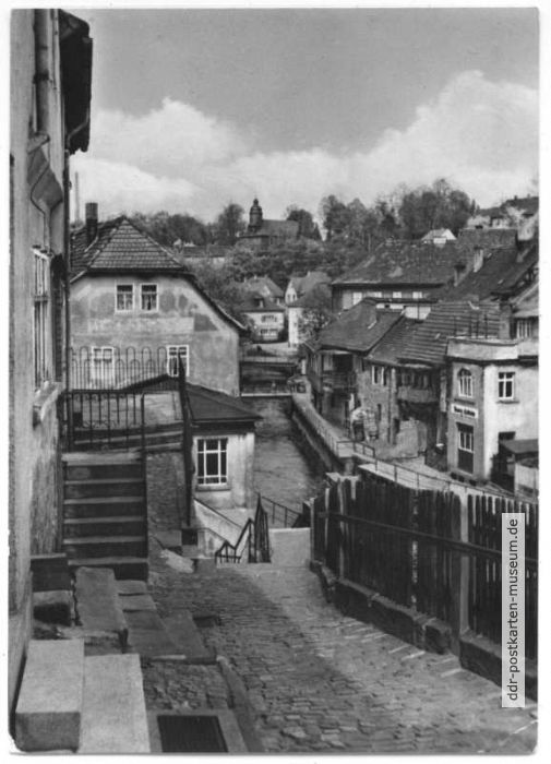 Blick vom Steinweg zur Roda - 1960